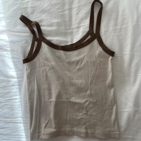 Brandy melville brown vest top